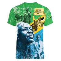 Happy Tanzania Nyerere Day Women V-Neck T-Shirt One Nation - One People - Wonder Print Shop