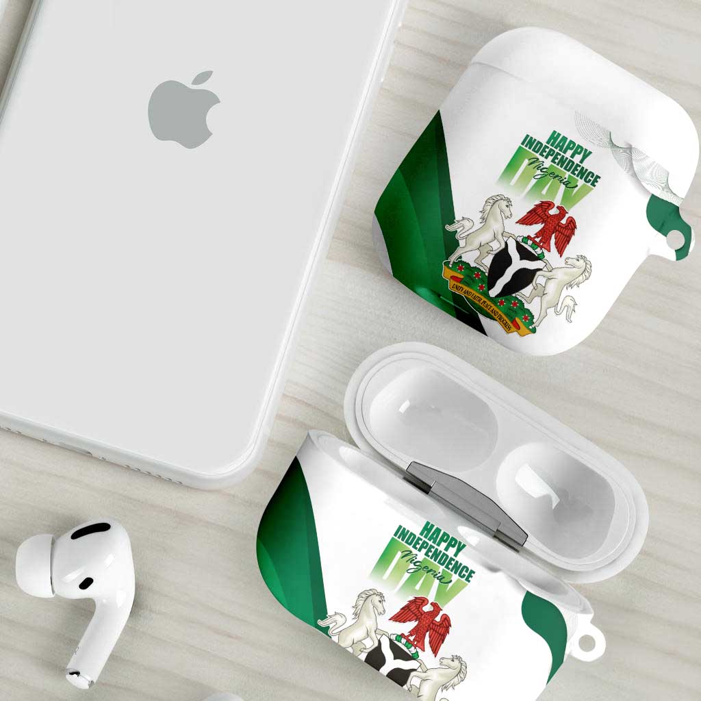 Nigeria Independence Day AirPods Case Unity and Faith Peace and Progress - Wonder Print Shop
