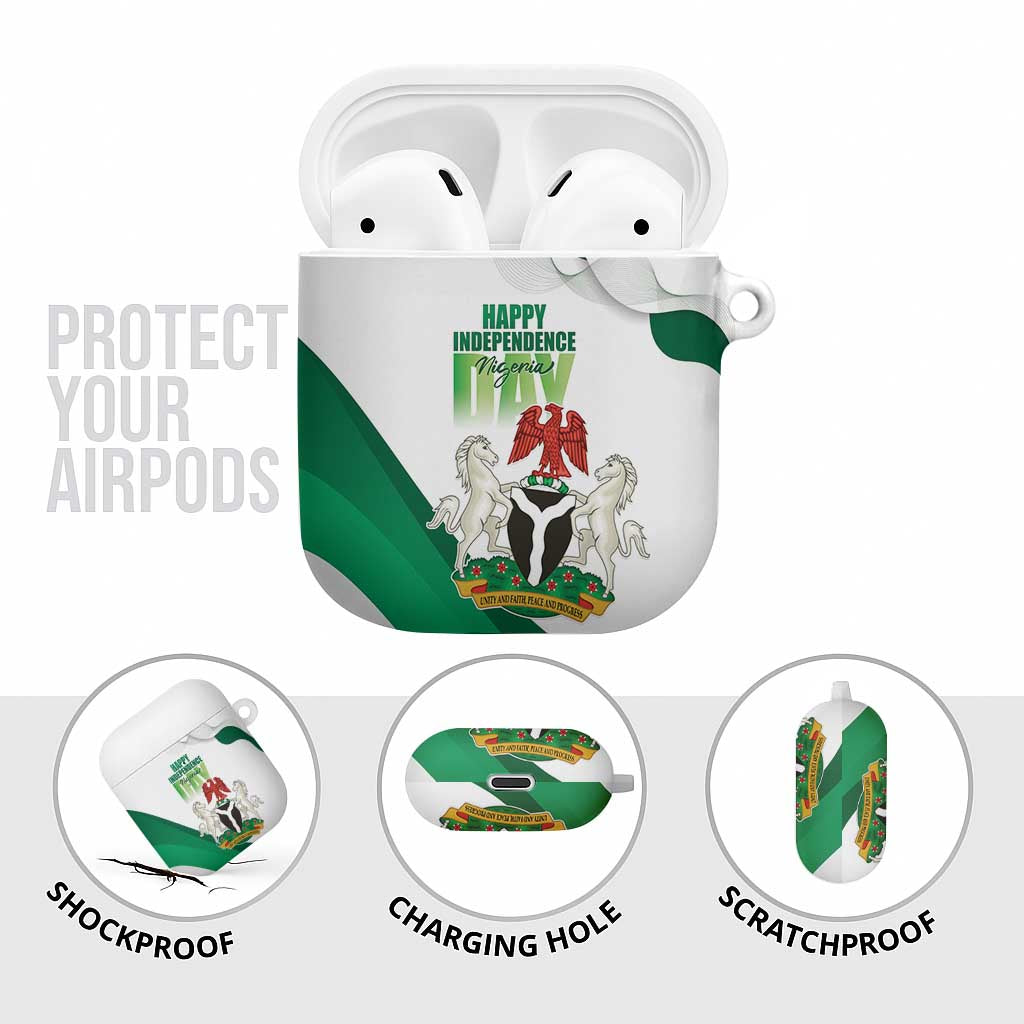 Nigeria Independence Day AirPods Case Unity and Faith Peace and Progress - Wonder Print Shop