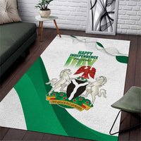 Nigeria Independence Day Area Rug Unity and Faith Peace and Progress - Wonder Print Shop
