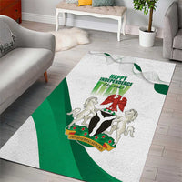 Nigeria Independence Day Area Rug Unity and Faith Peace and Progress - Wonder Print Shop