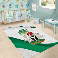 Nigeria Independence Day Area Rug Unity and Faith Peace and Progress - Wonder Print Shop