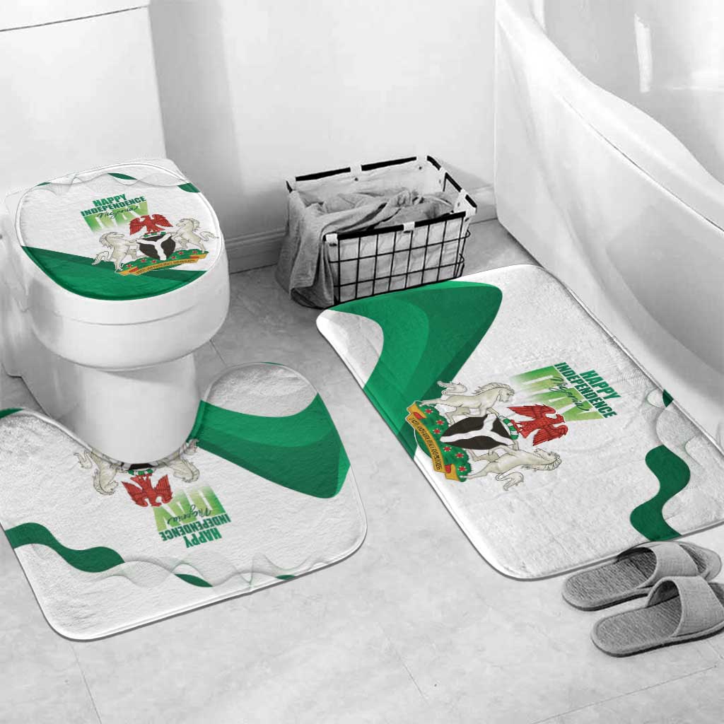 Nigeria Independence Day Bathroom Set Unity and Faith Peace and Progress - Wonder Print Shop