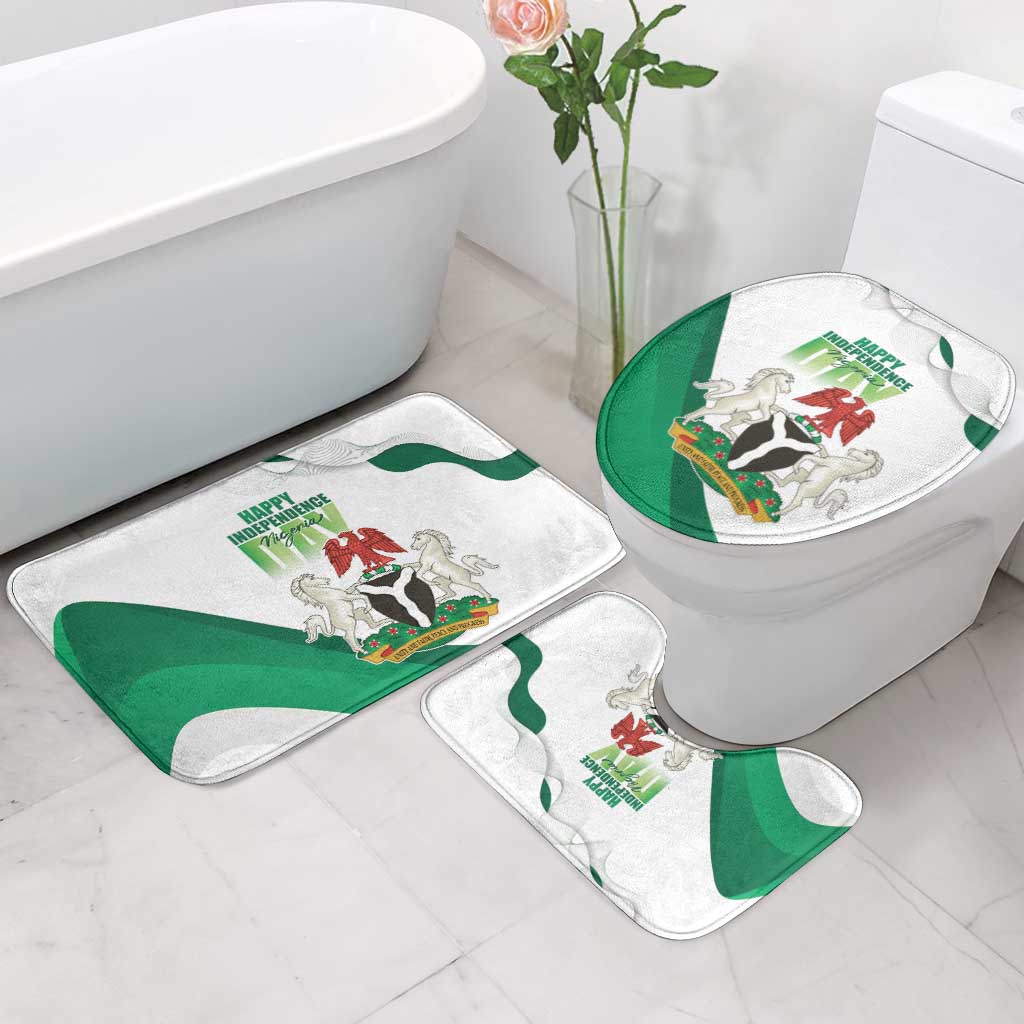 Nigeria Independence Day Bathroom Set Unity and Faith Peace and Progress - Wonder Print Shop
