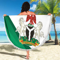 Nigeria Independence Day Beach Blanket Unity and Faith Peace and Progress - Wonder Print Shop