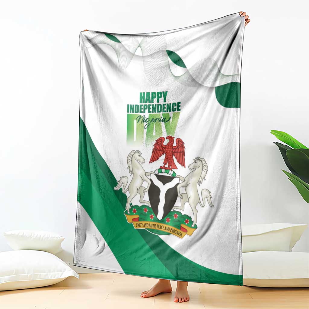 Nigeria Independence Day Blanket Unity and Faith Peace and Progress - Wonder Print Shop