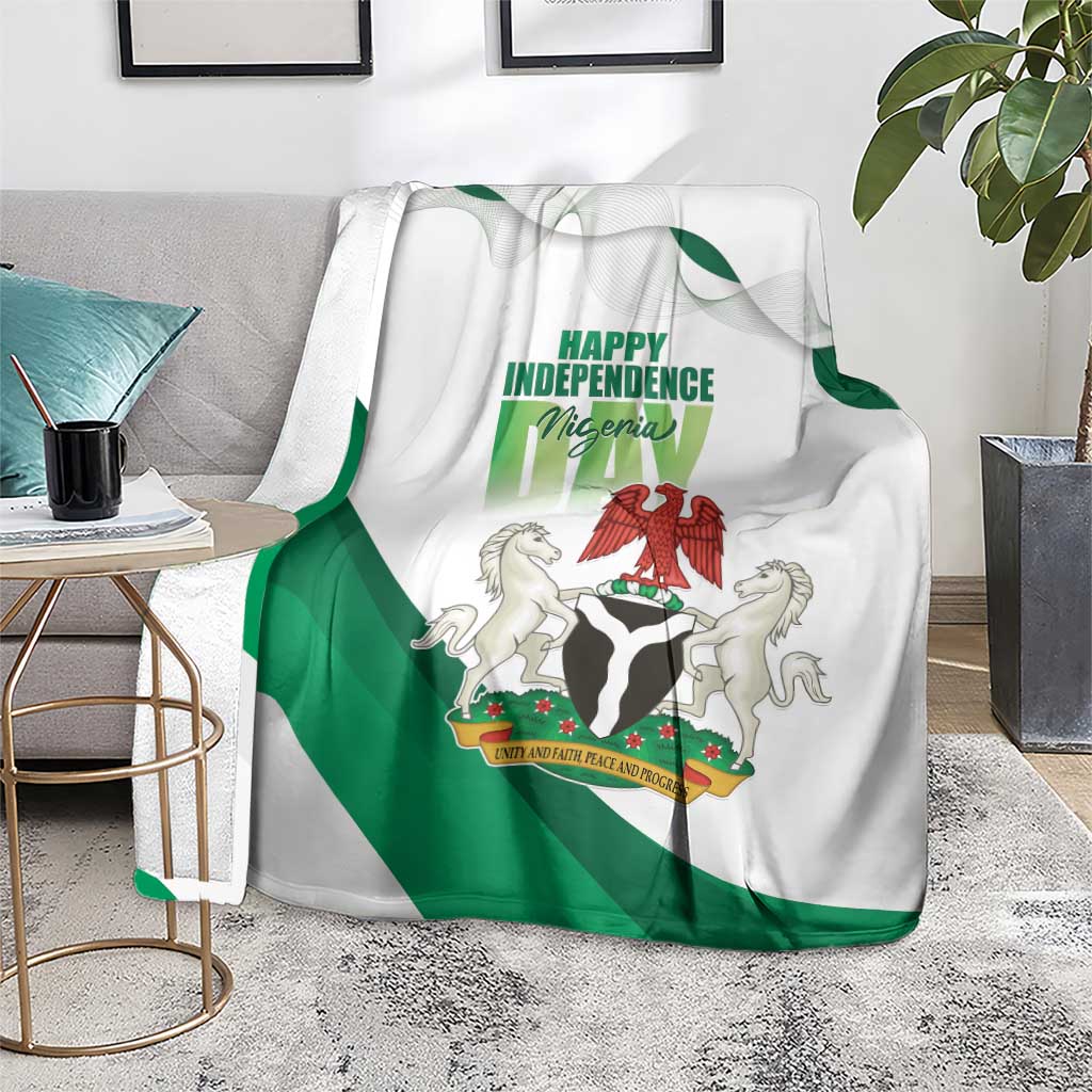 Nigeria Independence Day Blanket Unity and Faith Peace and Progress - Wonder Print Shop