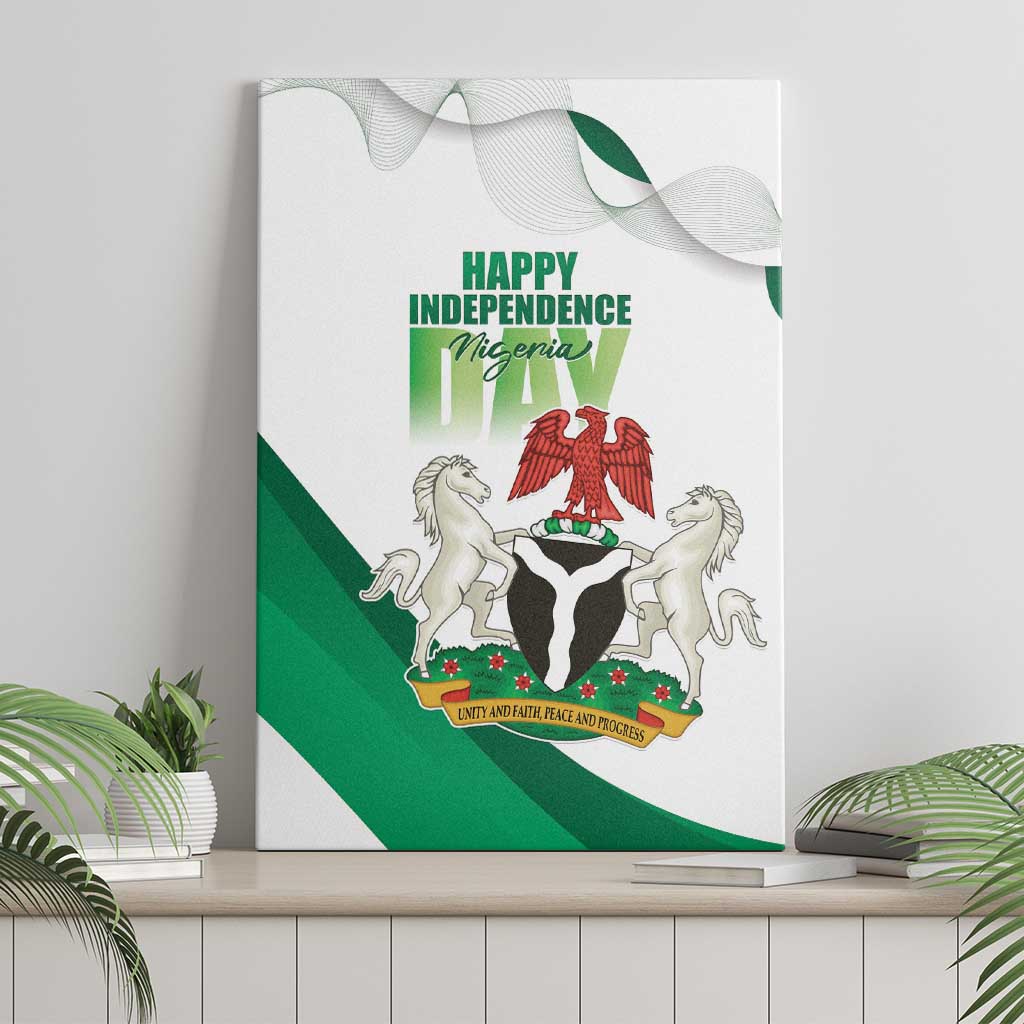 Nigeria Independence Day Canvas Wall Art Unity and Faith Peace and Progress - Wonder Print Shop