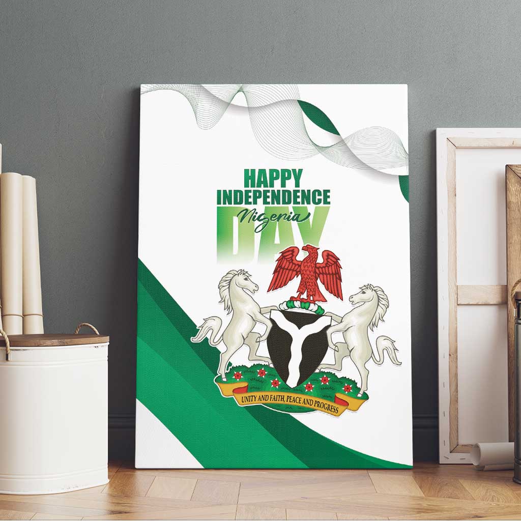 Nigeria Independence Day Canvas Wall Art Unity and Faith Peace and Progress - Wonder Print Shop