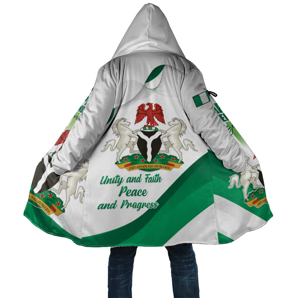 Personalized Nigeria Independence Day Cloak Unity and Faith Peace and Progress - Wonder Print Shop