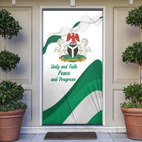 Nigeria Independence Day Door Cover Unity and Faith Peace and Progress - Wonder Print Shop
