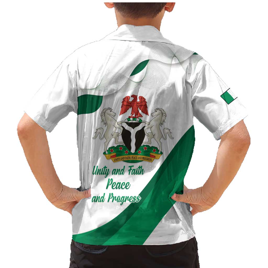 Personalized Nigeria Independence Day Family Matching Mermaid Dress and Hawaiian Shirt Unity and Faith Peace and Progress - Wonder Print Shop