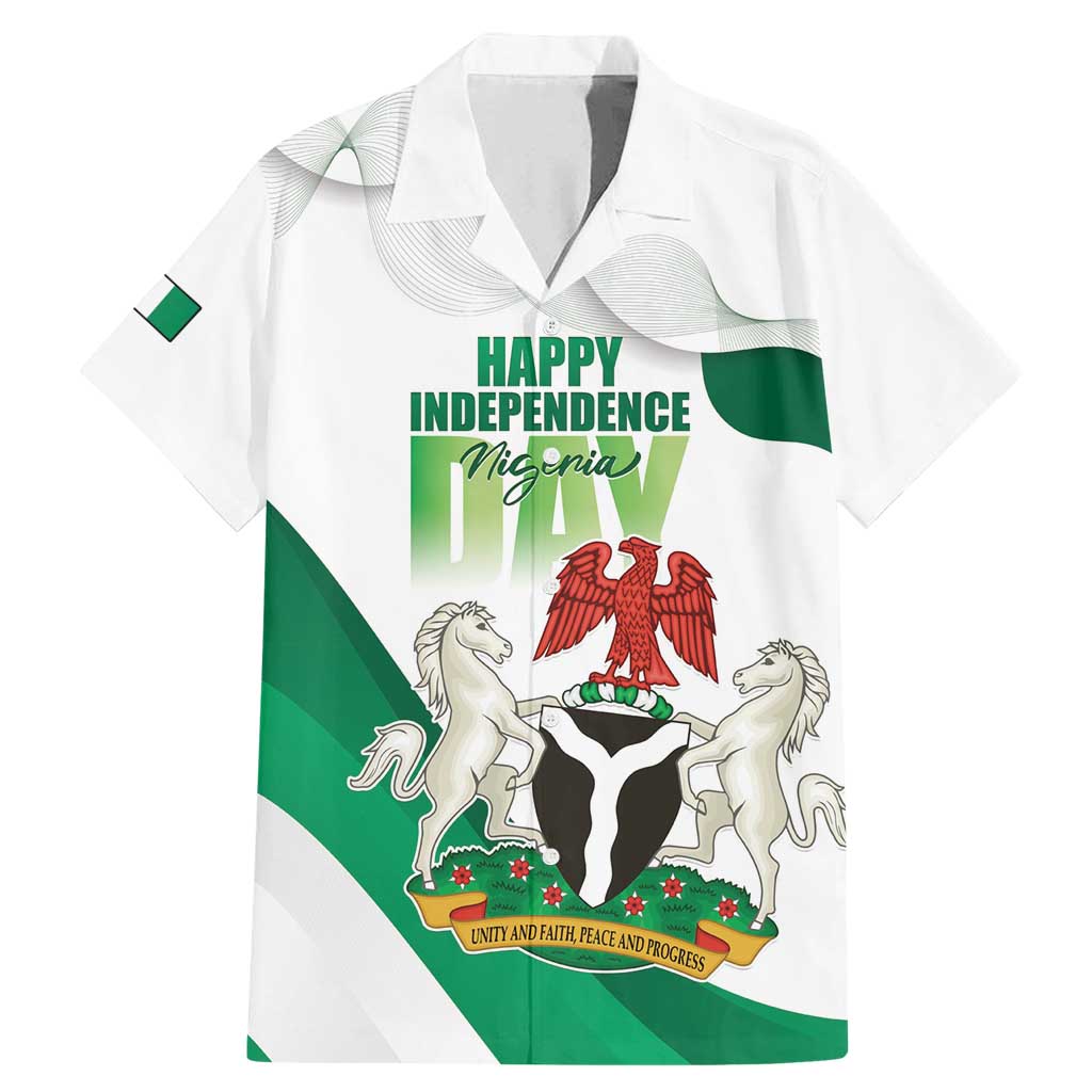 Personalized Nigeria Independence Day Family Matching Mermaid Dress and Hawaiian Shirt Unity and Faith Peace and Progress - Wonder Print Shop