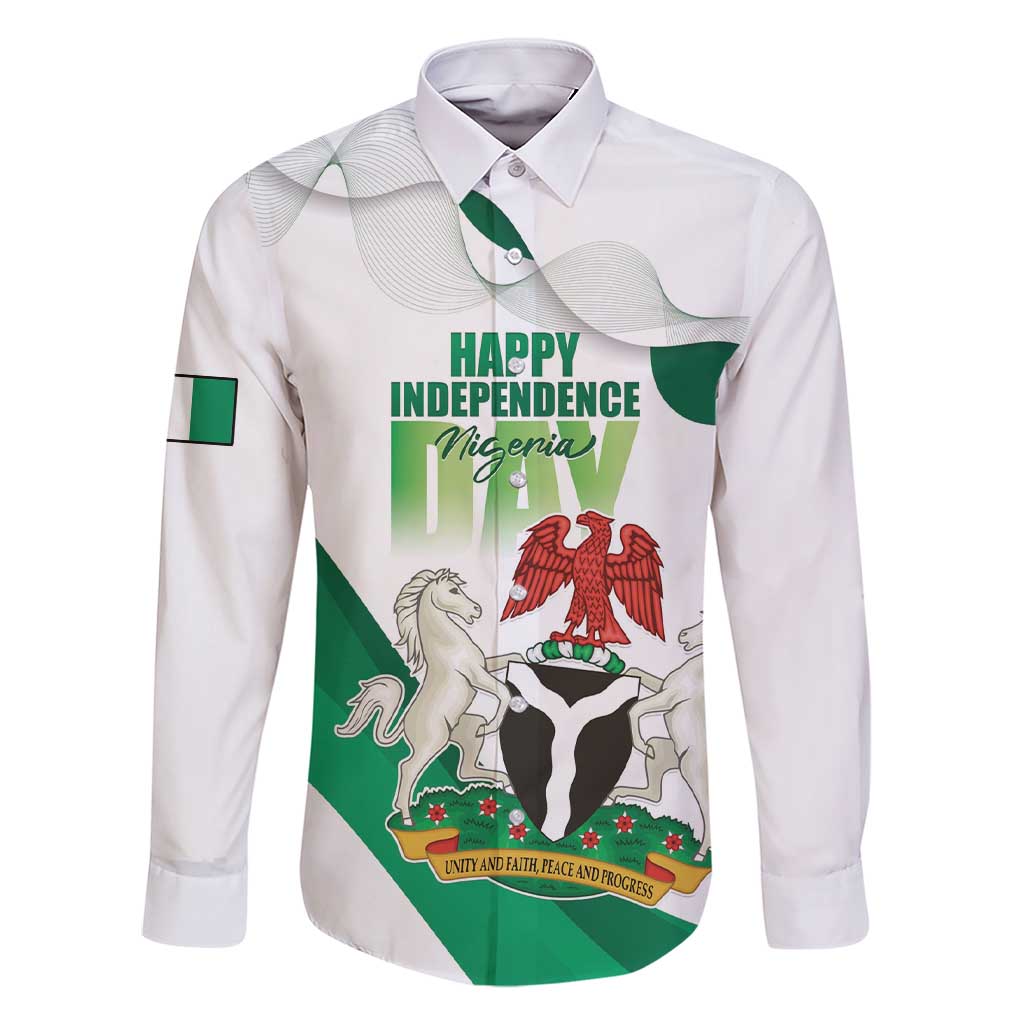 Personalized Nigeria Independence Day Family Matching Short Sleeve Bodycon Dress and Hawaiian Shirt Unity and Faith Peace and Progress - Wonder Print Shop