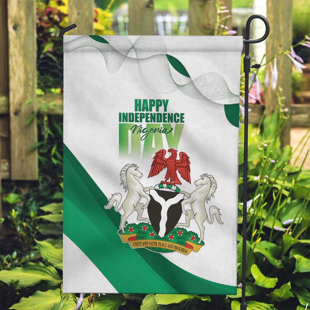 Nigeria Independence Day Garden Flag Unity and Faith Peace and Progress - Wonder Print Shop