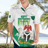 Personalized Nigeria Independence Day Hawaiian Shirt Unity and Faith Peace and Progress - Wonder Print Shop