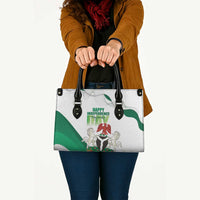 Nigeria Independence Day Leather Bag Unity and Faith Peace and Progress - Wonder Print Shop