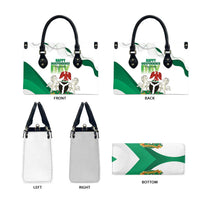 Nigeria Independence Day Leather Bag Unity and Faith Peace and Progress - Wonder Print Shop