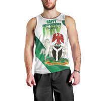 Personalized Nigeria Independence Day Men Tank Top Unity and Faith Peace and Progress - Wonder Print Shop