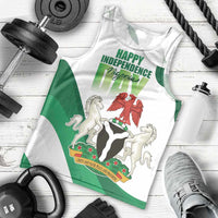 Personalized Nigeria Independence Day Men Tank Top Unity and Faith Peace and Progress - Wonder Print Shop