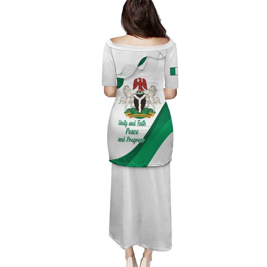 Personalized Nigeria Independence Day Puletasi Unity and Faith Peace and Progress - Wonder Print Shop