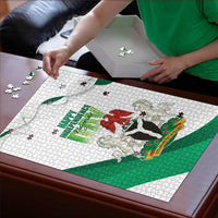 Nigeria Independence Day Puzzle Unity and Faith Peace and Progress - Wonder Print Shop