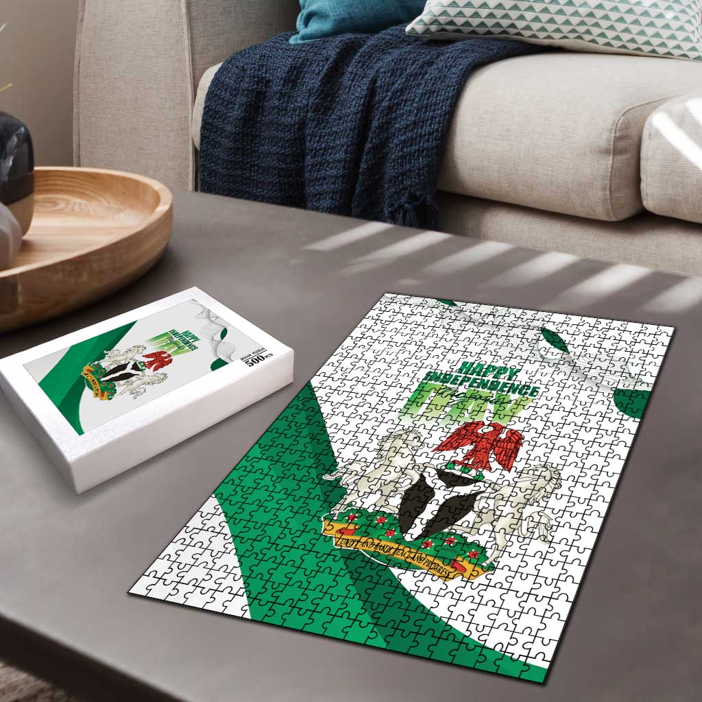 Nigeria Independence Day Puzzle Unity and Faith Peace and Progress - Wonder Print Shop