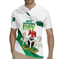 Personalized Nigeria Independence Day Rugby Jersey Unity and Faith Peace and Progress - Wonder Print Shop