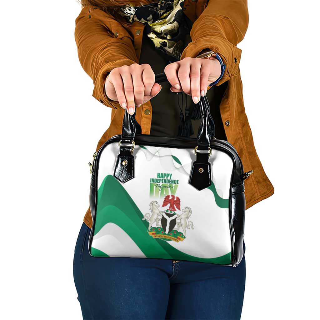 Nigeria Independence Day Shoulder Handbag Unity and Faith Peace and Progress - Wonder Print Shop