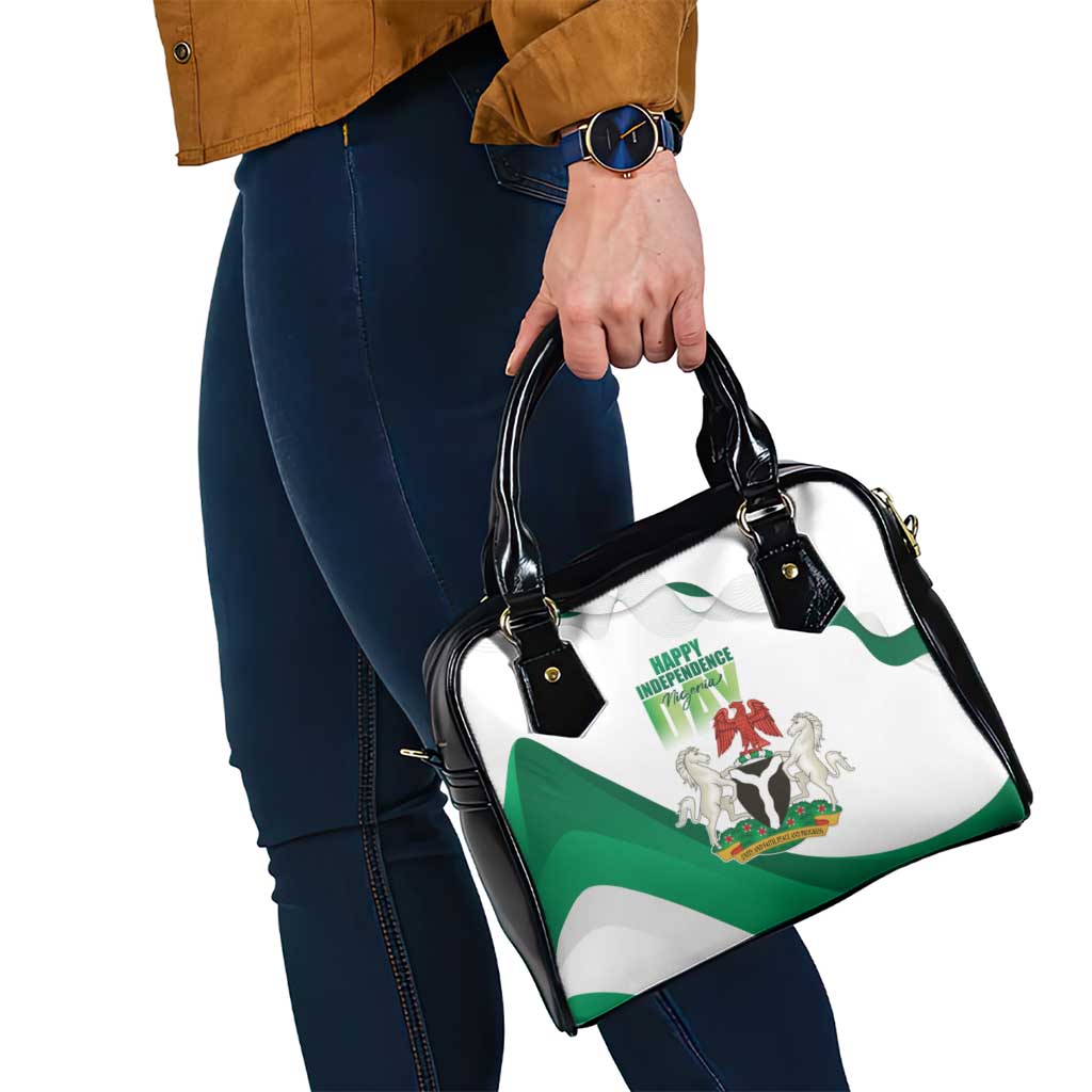 Nigeria Independence Day Shoulder Handbag Unity and Faith Peace and Progress - Wonder Print Shop