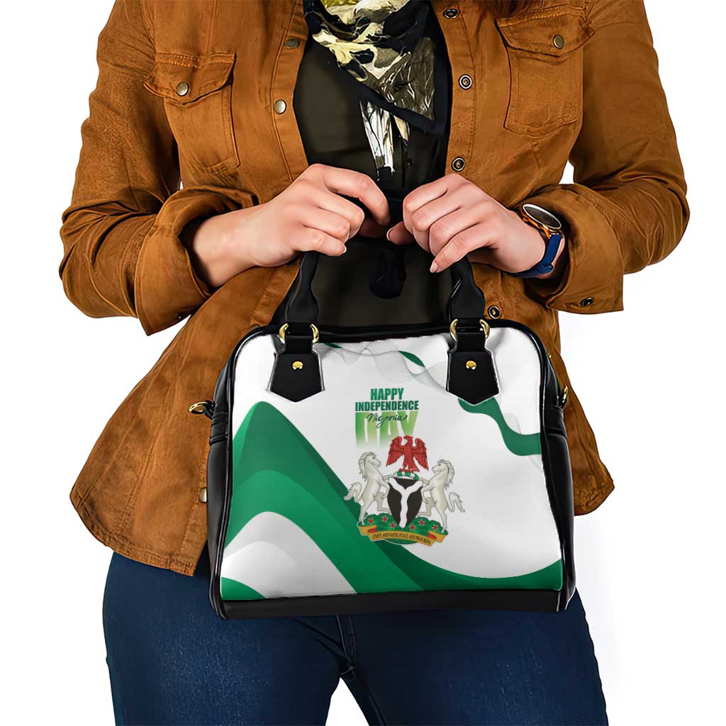Nigeria Independence Day Shoulder Handbag Unity and Faith Peace and Progress - Wonder Print Shop
