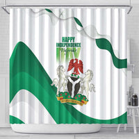 Nigeria Independence Day Shower Curtain Unity and Faith Peace and Progress - Wonder Print Shop