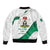 Personalized Nigeria Independence Day Sleeve Zip Bomber Jacket Unity and Faith Peace and Progress - Wonder Print Shop