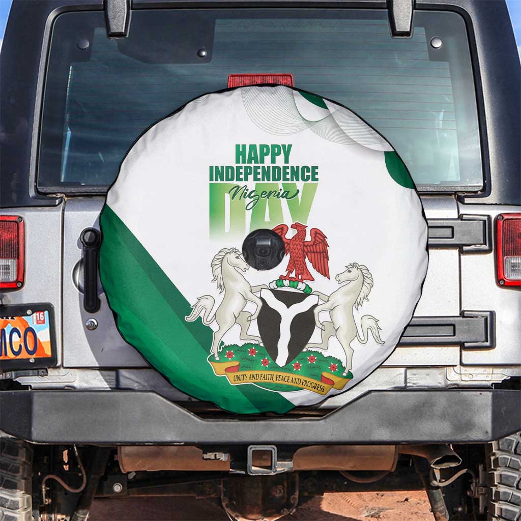 Nigeria Independence Day Spare Tire Cover Unity and Faith Peace and Progress - Wonder Print Shop
