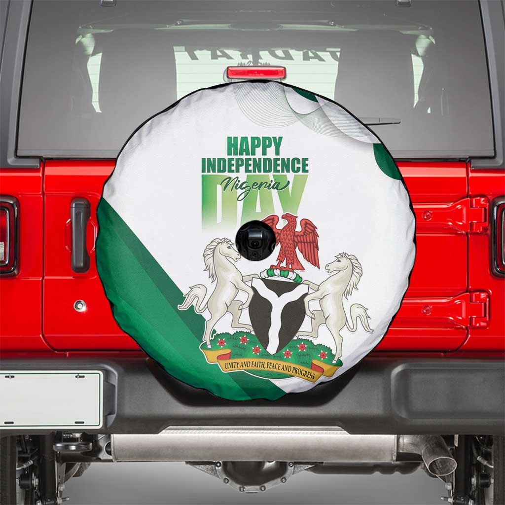 Nigeria Independence Day Spare Tire Cover Unity and Faith Peace and Progress - Wonder Print Shop