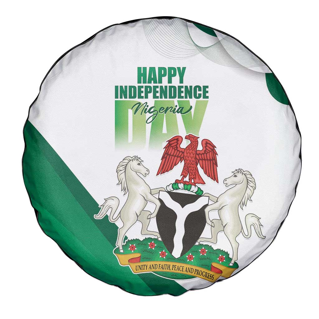 Nigeria Independence Day Spare Tire Cover Unity and Faith Peace and Progress - Wonder Print Shop