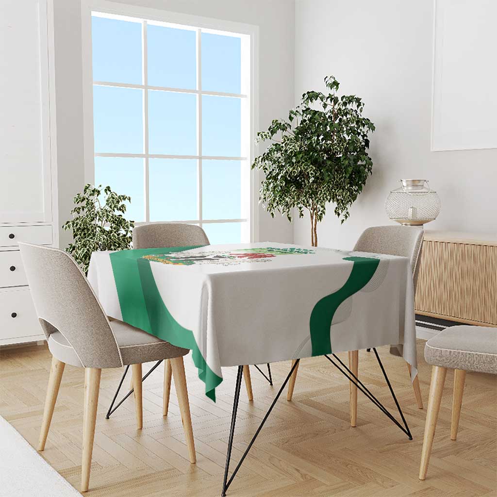 Nigeria Independence Day Tablecloth Unity and Faith Peace and Progress - Wonder Print Shop