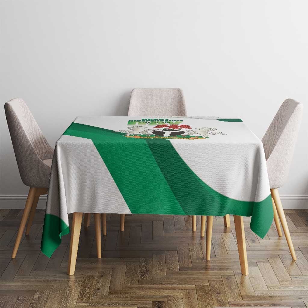 Nigeria Independence Day Tablecloth Unity and Faith Peace and Progress - Wonder Print Shop