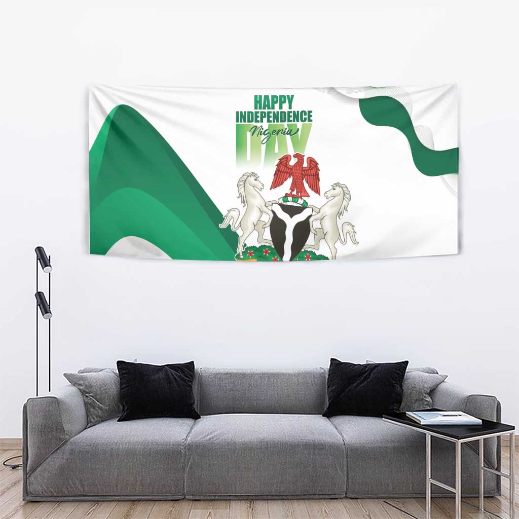 Nigeria Independence Day Tapestry Unity and Faith Peace and Progress - Wonder Print Shop