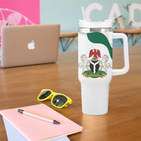 Personalized Nigeria Independence Day Tumbler With Handle Unity and Faith Peace and Progress - Wonder Print Shop