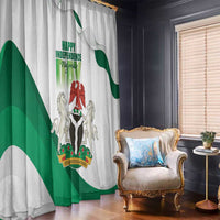 Nigeria Independence Day Window Curtain Unity and Faith Peace and Progress - Wonder Print Shop