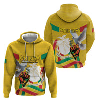 Personalized Guinea Independence Day Hoodie Coat Of Arms With African Pattern - Wonder Print Shop