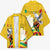 Personalized Guinea Independence Day Kimono Coat Of Arms With African Pattern - Wonder Print Shop
