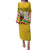 Personalized Guinea Independence Day Puletasi Coat Of Arms With African Pattern - Wonder Print Shop