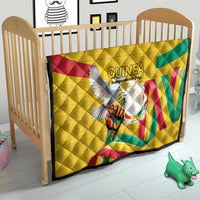 Guinea Independence Day Quilt Coat Of Arms With African Pattern - Wonder Print Shop