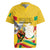 Personalized Guinea Independence Day Rugby Jersey Coat Of Arms With African Pattern - Wonder Print Shop
