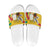 Guinea Independence Day Slide Sandals Coat Of Arms With African Pattern - Wonder Print Shop