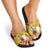 Guinea Independence Day Slide Sandals Coat Of Arms With African Pattern - Wonder Print Shop