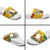 Guinea Independence Day Slide Sandals Coat Of Arms With African Pattern - Wonder Print Shop