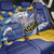 Personalised Barbados Independence Day Back Car Seat Cover Flying Fish Flag Pattern - Wonder Print Shop